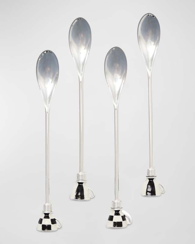 Courtly Espresso Spoons, Set of 4